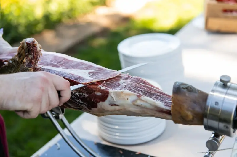 Corte de Jamón Joselito por Maestro cortador
