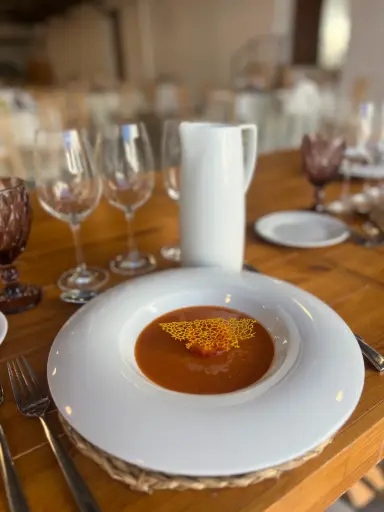 [PRI027] Crema de carabineros con mirepox y su coral